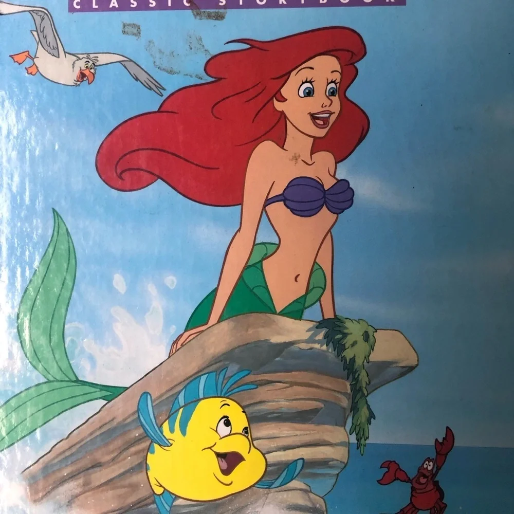 Disney “The Little Mermaid” hardback book